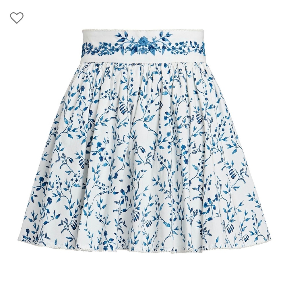 NWT Agua by Agua Bendita Floral Mini Skirt XS - Sold Out Everywhere!!!